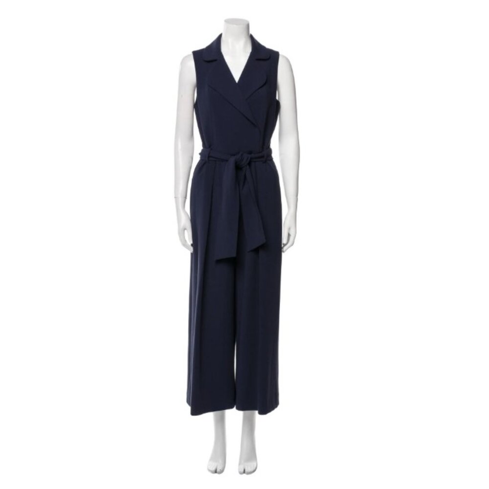 Black Halo Navy Jumpsuit Size 2